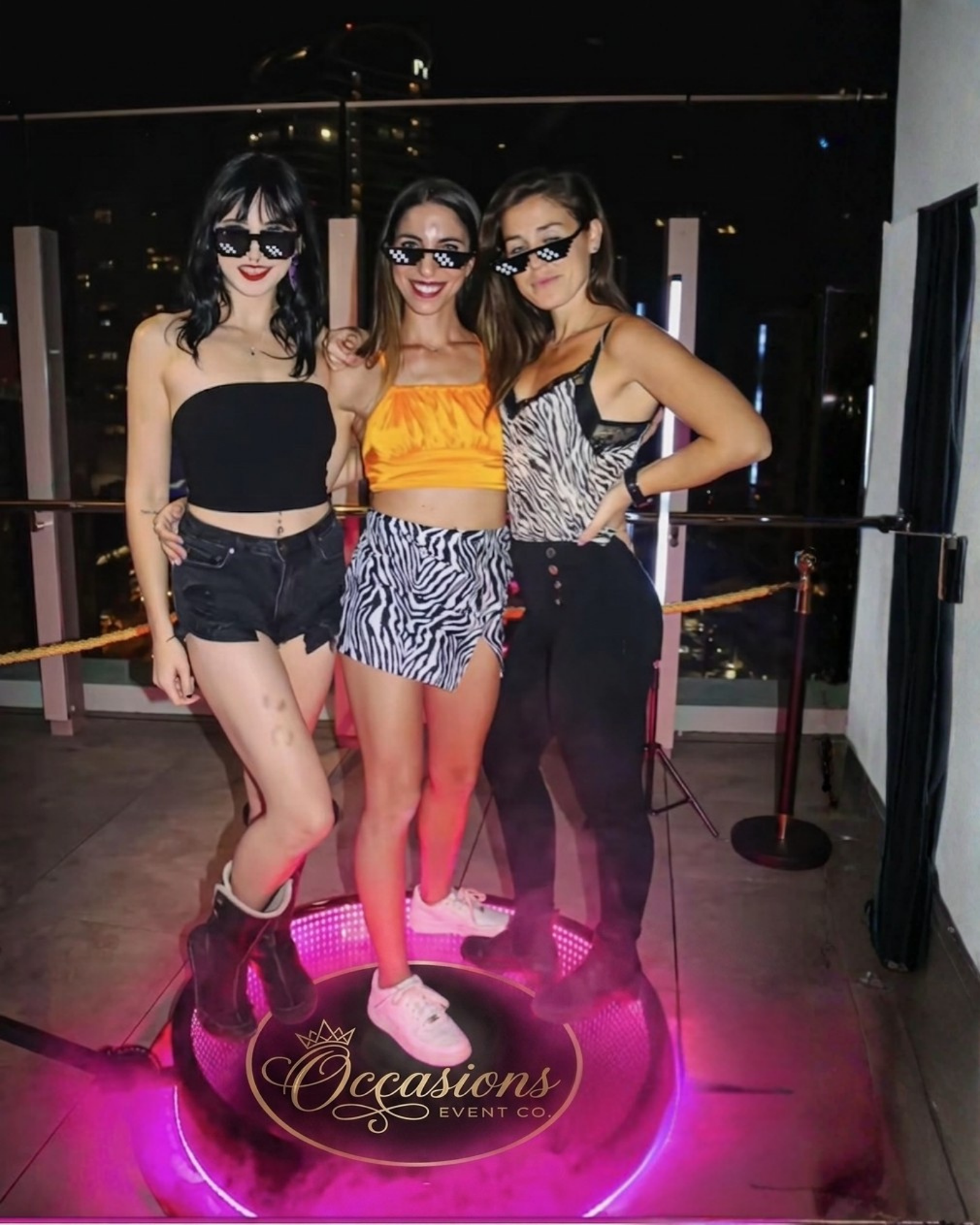 Party photo booth moment